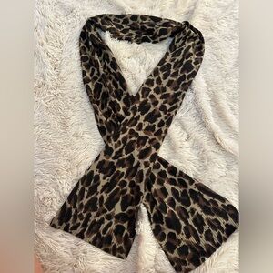 J. Crew Acrylic Leopard Scarf